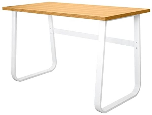 GARDENIA Computertisch, PC-Tisch, Schreibtisch für Studio mit Holzplatte, Tisch im Industriestil aus Holz und Metall, 120 x 60 x 75 cm