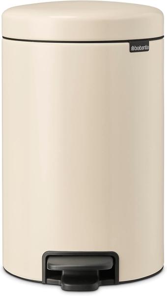 Brabantia 'NewIcon' Treteimer, Soft Beige, 12 Liter