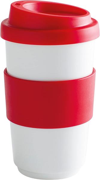 KAHLA fillit To Go Becher 0,40 l Banderole cherry red