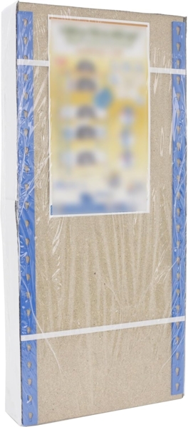 Simonrack Schwerlastregal, Lagerregal, 100 x 100 x 30 cm, Metallregal, Kellerregal, Biegestelle 150 kg, 3 Holzfachböden, Blau/Holz - Maderclick Bild 9