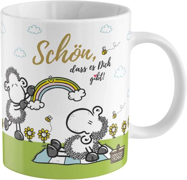 Sheepworld Zaubertasse schön das es Dich gibt Porzellan 35 cl Geschenkbox 47058