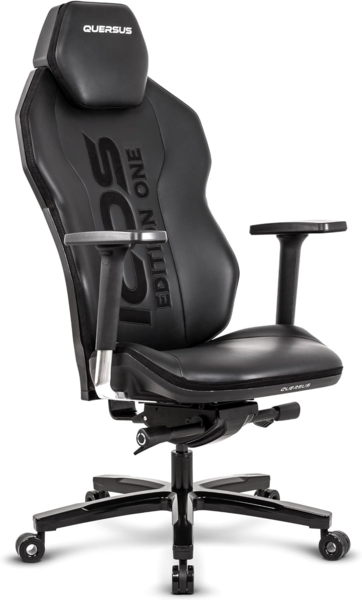 Quersus Bürostuhl ICOS Edition ONE - UHL, Kunstleder, Schwarz Bild 1