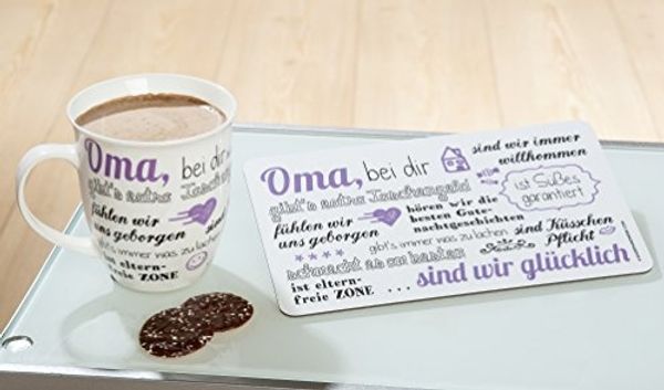 Gilde Porzell Jumbo-Tasse Oma,bei dir