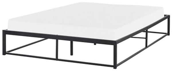 Bett mit Lattenrost VIRY 140 x 200 cm Metall Schwarz