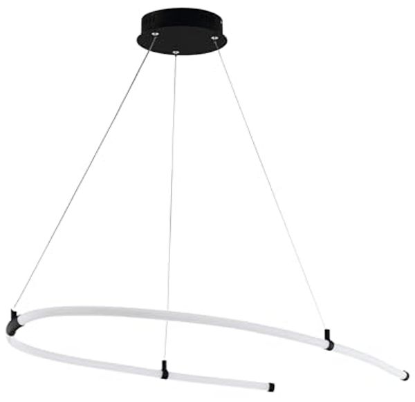 Eglo 99429 Hängeleuchte ALAMEDILLA weiß, schwarz L:97 B:38 H:120cm 3000K
