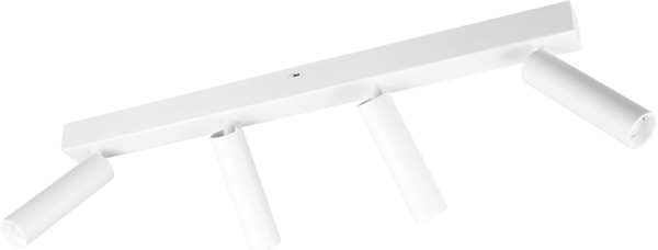 Moderner LED Deckenstrahler AMBALA dimmbar 4-flammig Weiß, Breite 65cm