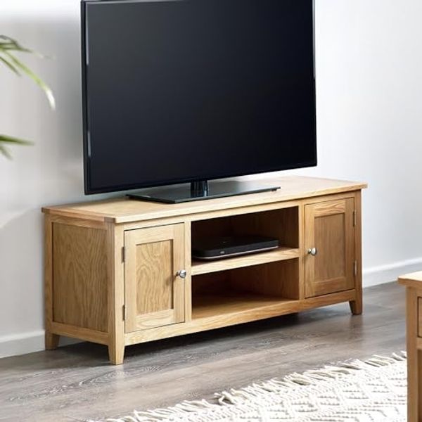Julian Bowen Mallory Breitbild-TV-Möbel, Eiche, 50 x 127 x 40