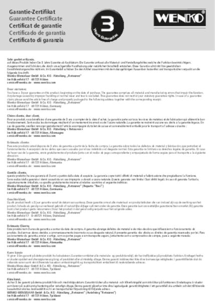 WENKO Teleskop-Eckregal Dolcedo Weiß matt, klemmbares Eckregal für die Dusche mit 4 Körben, Montage ohne Bohren, aus Edelstahl Bild 10