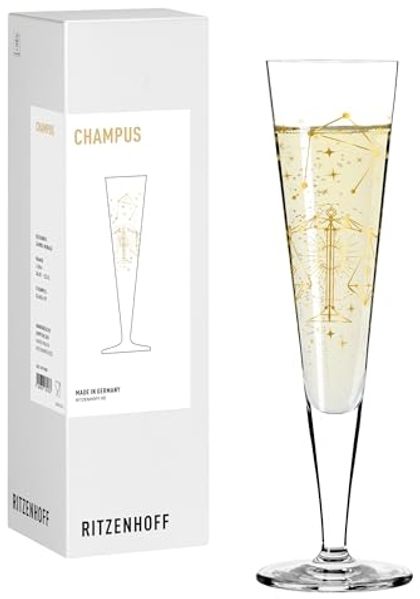 Ritzenhoff Astrologie Champagner 7 Waage Z. Mubaza H25