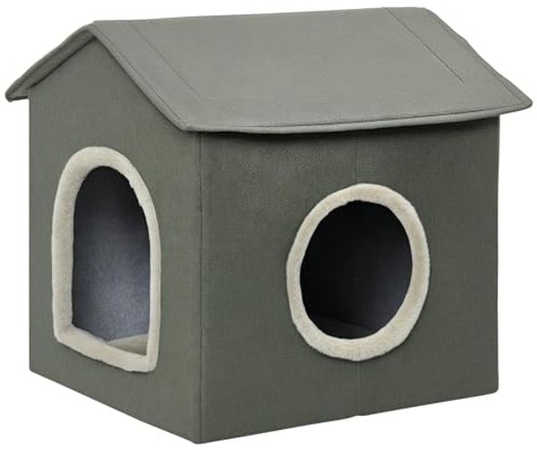 PawHut Tierbett Katzenhaus, Polyester, BxLxH: 43,5 x 39 x 40,5 cm