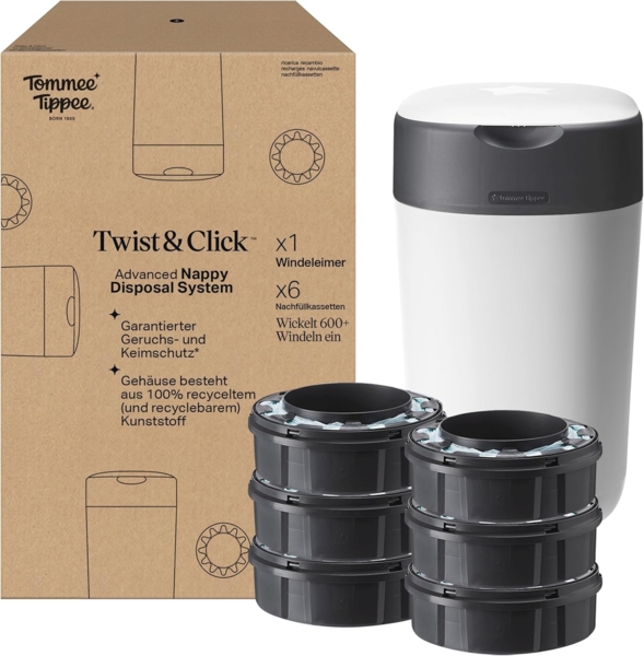 Tommee Tippee Mülleimer Tommee tippee Mülltonne Tommee Tippee Twist and Click