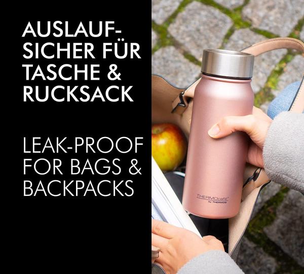 THERMOS 'TC Drinking Mug' Thermobecher, Edelstahl, silber, 500 ml Bild 4