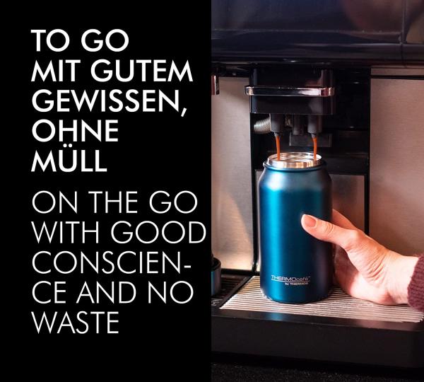 THERMOS 'TC Drinking Mug' Thermobecher, Edelstahl, silber, 500 ml Bild 6