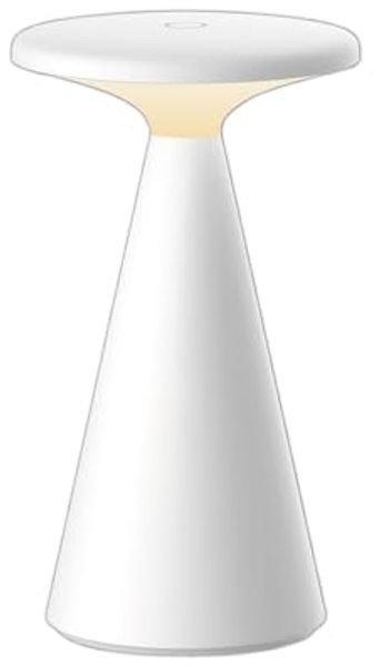MÜLLER-LICHT LED-Akku-Tischleuchte 27700206, dimmbar, 2700K, warmweiß, weiß