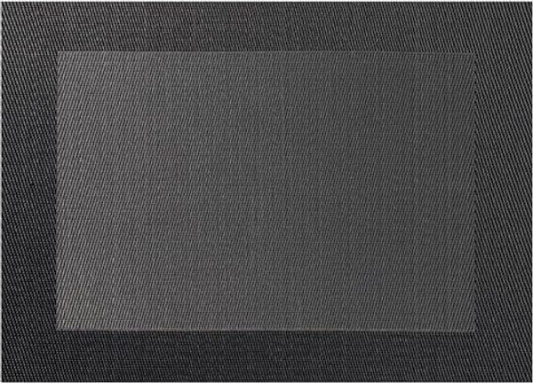 ASA Selection 78055076 Weboptik Tischset, 46 x 33 cm, Polychlorid, anthrazit