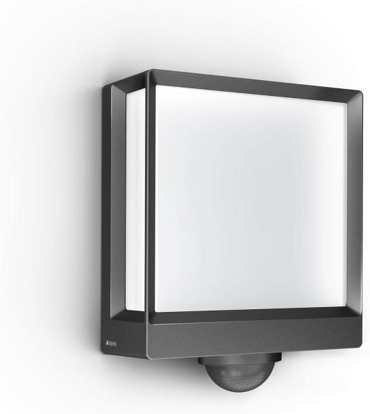 Steinel 'L 40 SC' LED-Außenleuchte mit 180°- Bewegungsmelder und Bluetooth, per App einstellbar, 12,9 W, 3000 K, Aluminium anthrazit, 20,1 x 10,5 x 26,1 cm