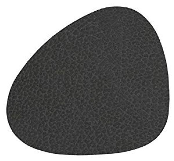 LIND DNA Glass Mat Curve 11x13 cm Hippo Black-Anthracite