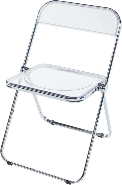 Klappstuhl Pornainen 2er Set Transparent [en. casa] Bild 6