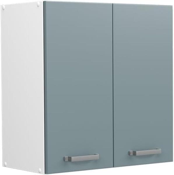 Vicco Hängeschrank R-Line, Blau-Grau/Weiß, 60 cm