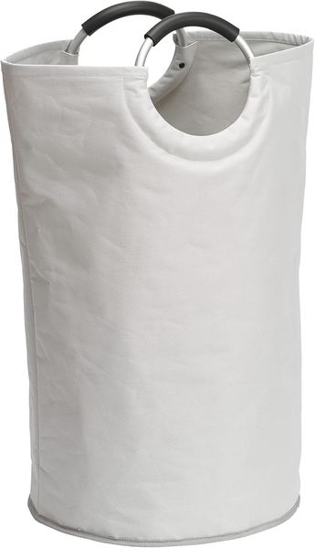 WENKO Wäschesammler Jumbo Stone Beige, stabile Multifunktionstasche mit praktischen Tragegriffen, faltbarer Shoppingbegleiter, 69 l Stauraum, (B-T x H): 38x72 cm
