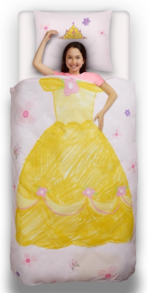 Disney Kinderbettwäsche Disney Home Princess Kinder Wendebettwäsche Set, 2 teilig, Mit Reißverschluss, 100% Baumwolle Bild 7