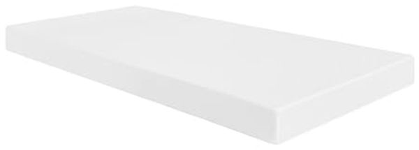 Vente-unique - TELLUS Matratze Stoff Weiß - B 90 cm x H 12 cm x L 190 cm