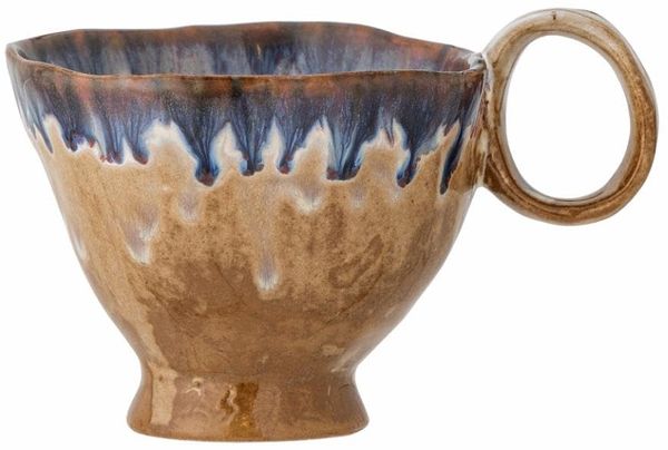 Bloomingville Tasse Bloomingville Imogen Tasse, Blue, Steingut, 175 ml, Steingut