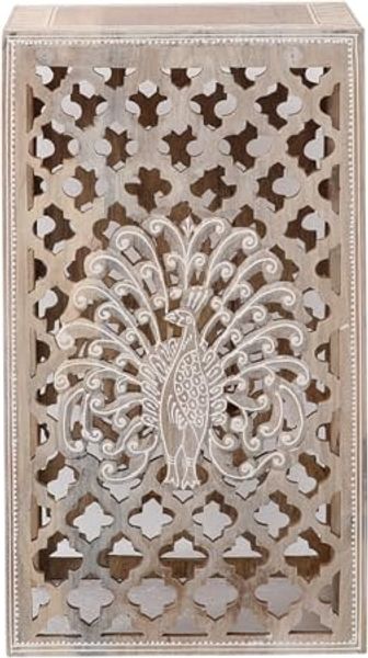 Marrakesch Orient & Mediterran Interior Beistelltisch Boho Deko Beistelltisch Hocker Blumenhocker Anula (1-St), Handarbeit Bild 4