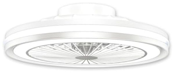 MeLiTec LED Deckenleuchte mit Ventilator DV06, einstellbar, Deckenleuchte mit Ventilator DV06