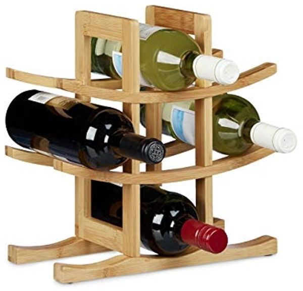 Weinregal Bambus 9 Flaschen