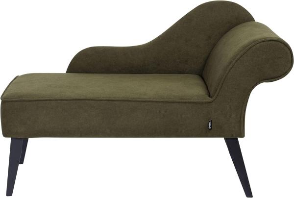 Chaiselongue olivgrün rechtsseitig BIARRITZ