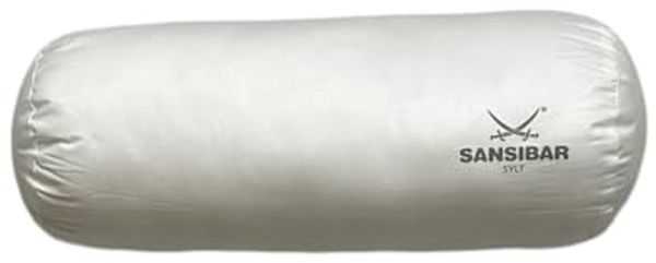 Sansibar Sylt Kopfkissen Sansibar Ocean Dream Nackenrolle, Füllung: 100% Polyester, Bezug: 100% Baumwolle, Seitenschläfer, Rückenschläfer, Optimale Feuchtigkeitsregulierung und perfekte Stützkraft