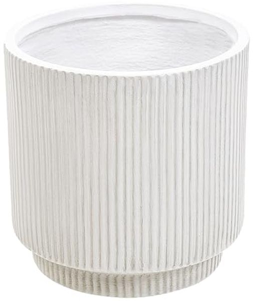 Blumenkübel DARIA 30 cm Cremeweiß