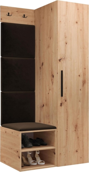 Garderoben-Set Mapreni III (Farbe: Artisan Eiche, Manila 04)