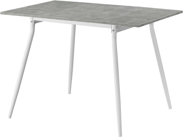 B&D home Esstisch LIO, Metallgestell schwarz oder weiß, ausziehbar, 4-6 Personen