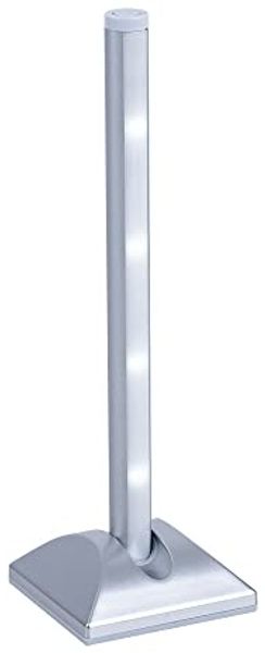 LED Wand-/Tischleuchte, Nachtlicht, Batterie, silber, H 28 cm