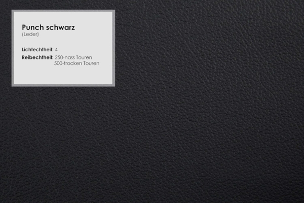 CAVADORE Echtleder-Schlafcouch Valerie mit XL-Longchair / Ecksofa mit Bettfunktion, Kopfteilverstellung + großem Longchair / 286 x 73 x 174 / Leder Schwarz Bild 7