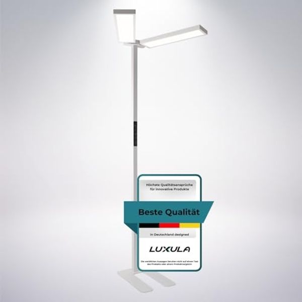 LUXULA LED-Büro-Stehleuchte, Up/Down, 120W, 4000K, EEK: F, 8500lm, IP20, dimmbar, weiß