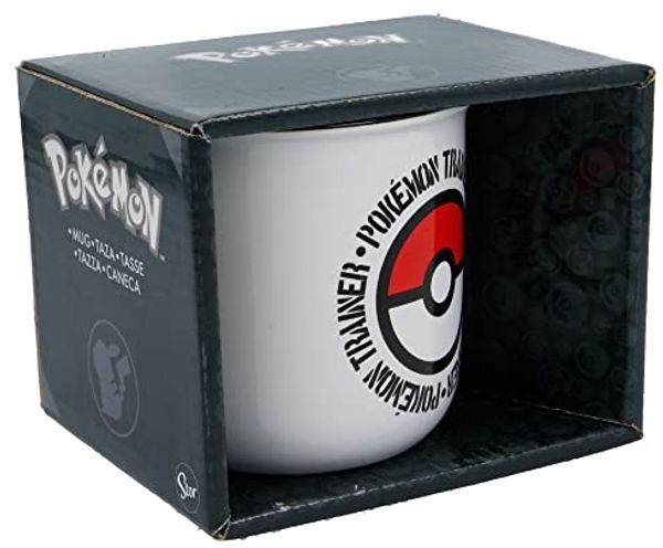 Tasse mit Pokeball Motiv aus Pokemon 400 ml aus Keramik 14oz