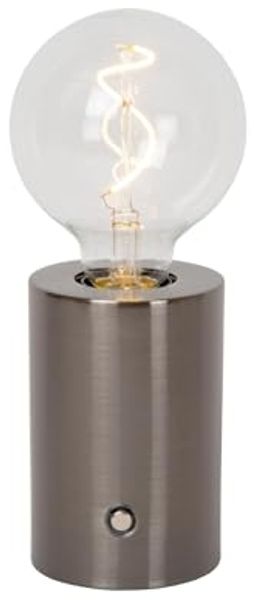 LUCiDE Tischleuchte AKKU VIVO schwarz Tischlampe Klemmleuchte Schreibtischleuchte Schreibtischlampe