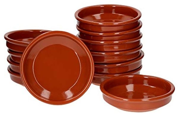 MamboCat Tapas-Schale 12er Set Tonschale Bruno Cazuela M Ø 16 cm glasierte Schalen, Ton