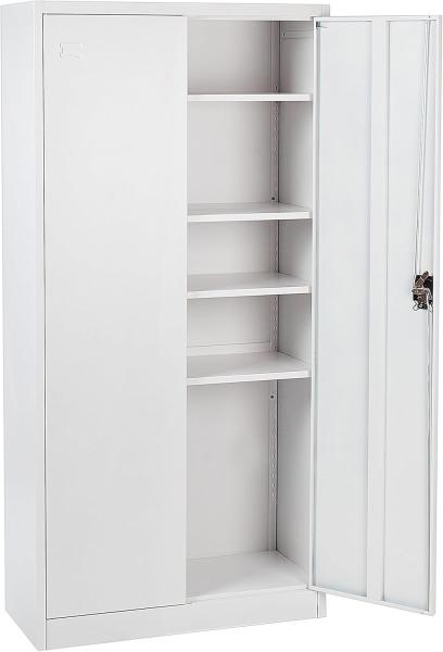 Büroschrank FELDSPAR Metall Weiß Bild 4