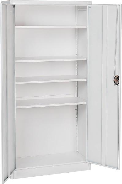 Büroschrank FELDSPAR Metall Weiß Bild 5