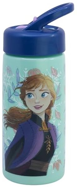 Disney Frozen Kinder Wasserflasche 410 ml für Alltag Schule und unterwegs