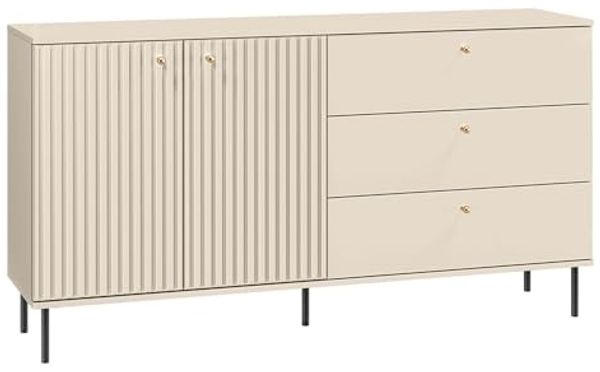Sideboard Sophie Kommode 160x40x85cm kaschmir matt