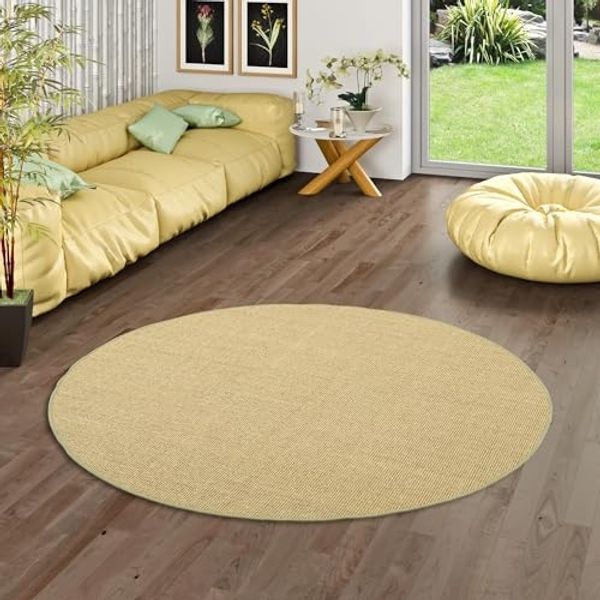 Snapstyle Sisalteppich Sisal Natur Teppich Rund, Rund, Höhe: 6 mm