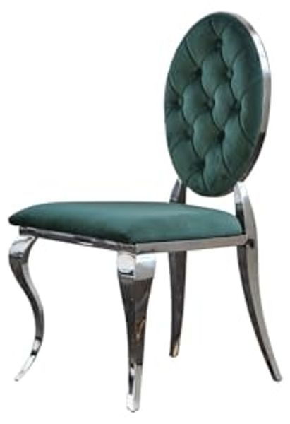 KAWOLA Esszimmerstuhl LINDA, Stuhl Barock Velvet verschiedene Farben