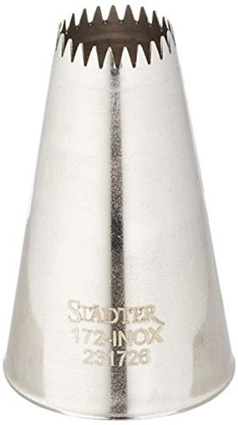 Städter Tülle Edelstahl zu Spritzbeutel Sterntülle 8 mm fein