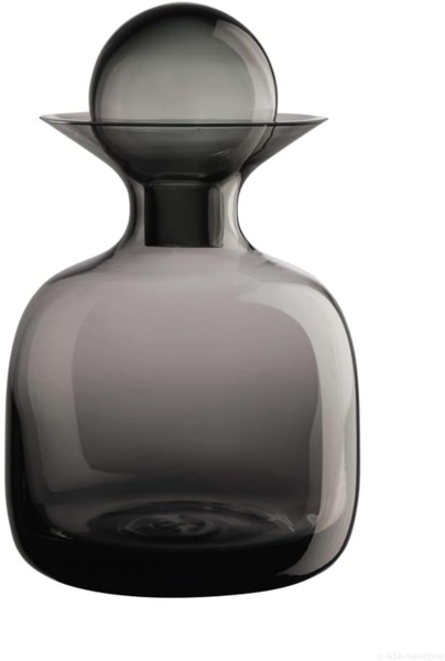 ASA Selection glas Karaffe groß, Wasserkaraffe, Glas, Grau glänzend, 1. 5 L, 53500009