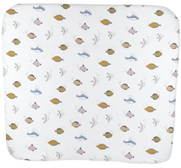 Meyco Wickelauflagenbezug - Wickelbezug Baby - 85x75 cm - Sea